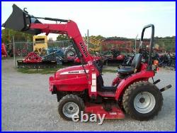Mahindra 2216 HST 4WD Compact Diesel Tractor with Loader and Belly Mower