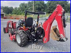 Mahindra 26XL Tractor 4x4 Loader Mower Backhoe 209 hours