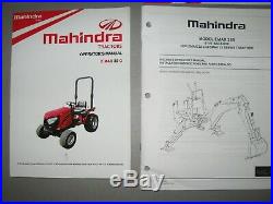 Mahindra eMax 22 Tractor with loader, backhoe and grader blade, 4 WD
