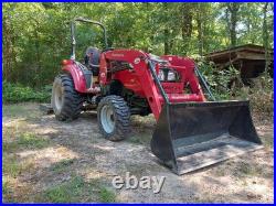 Mahindra shuttle 4WD Loader Tractor with 1538L Front Loader 2019