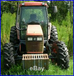 Make Offer Kubota M105S with Air, Disk & Landpride RC5515 Batwing Mower Good Con