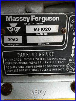 Massey Ferguson 1020 Diesel 4x4 tractor