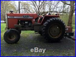 Massey Ferguson 1105 Tractor with Bush Hog