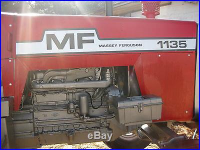 Massey Ferguson 1135 Diesel 1974 Model Multi-Power 6 cylinder diesel 120 HP