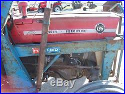 Massey Ferguson 135 Diesel Tractor with Loader SELLS NO RESERVE