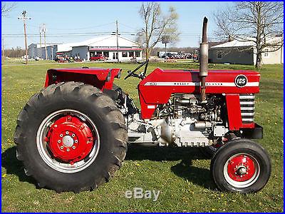 Massey Ferguson 165 Tractor Gas one owner 667 hrs