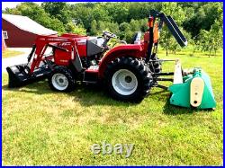 Massey Ferguson 1734E Tractor 4WD with Mower/ Loader / 233 Hours