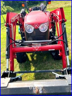 Massey Ferguson 1734E Tractor 4WD with Mower/ Loader / 233 Hours