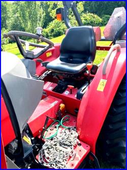 Massey Ferguson 1734E Tractor 4WD with Mower/ Loader / 233 Hours