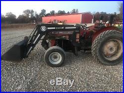 Massey Ferguson 240 Tractor With Front End Loader. Runs/ Drives