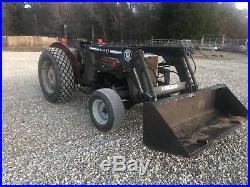 Massey Ferguson 240 Tractor With Front End Loader. Runs/ Drives