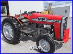 Massey Ferguson 245 Diesel Farm Agriculture Tractor Nice