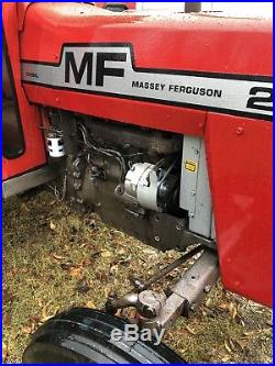 Massey Ferguson 275 -cab And Heat Remote Hydraulics
