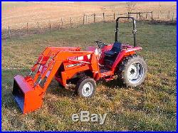 Massey Ferguson 30 HP 4WD Compact Diesel Tractor with Front end loader