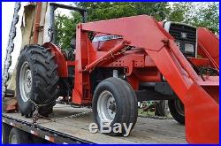Massey Ferguson 399 diesel tractor with MF 246 loader 2444hrs