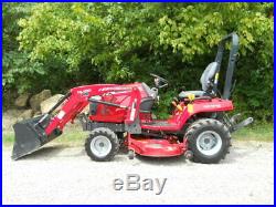 Massey-Ferguson GC1715 with Loader and 60 Mower Deck! ONLY 68 HOURS