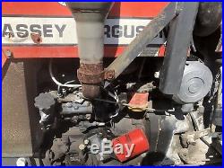 Massey Ferguson MF 451 x4 Diesel Tractor With PTO Broom Street Sweeper Attachment
