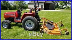 Massey Ferguson Tractor 1433 + Woods PRD 72 Rear Mower