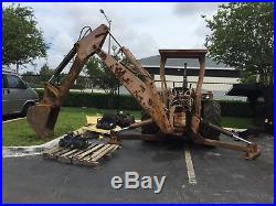 Massey Ferguson Tractor With Backhoe- Outriggers -digging Buckets