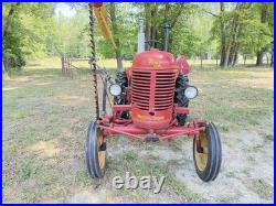 Massey-Harris Pony Farm Tractor 2WD Red/Yellow Vintage New Tires New Battery