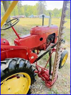 Massey-Harris Pony Farm Tractor 2WD Red/Yellow Vintage New Tires New Battery
