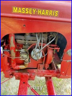 Massey-Harris Pony Farm Tractor 2WD Red/Yellow Vintage New Tires New Battery