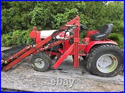 Massey ferguson 235 garden tractor with front loader