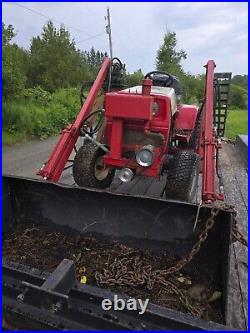 Massey ferguson 235 garden tractor with front loader