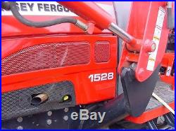 Massey ferguson 4 wheel drive, loader and backhoe tractor