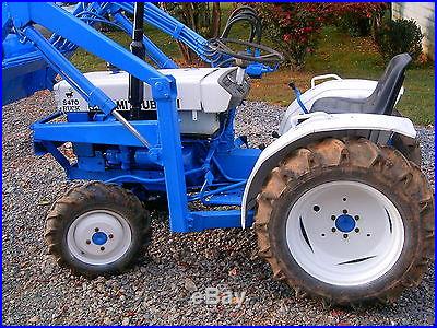 Mitsubishi Satoh S470 Buck 4WD Compact Diesel Tractor with Front end loader