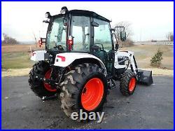 NEW 2020 BOBCAT CT5558 COMPACT TRACTOR WithLOADER, CAB, HEAT/AC, 4X4, HYDRO, 540 PTO
