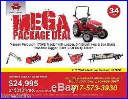 NEW 34 Massey Ferguson Tractor with Loader & Implements, Mega Tractor Package Deal