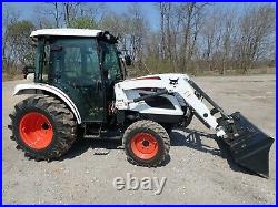 NEW BOBCAT CT5550 COMPACT TRACTOR With LOADER, CAB, HEAT/AC, 4X4, HYDRO, 50HP