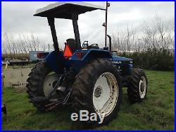 NEW HOLLAND 6640 SLE FORD 4WD FARM TRACTOR POWER SHIFT NO RES