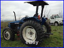 NEW HOLLAND 6640 SLE FORD 4WD FARM TRACTOR POWER SHIFT NO RES