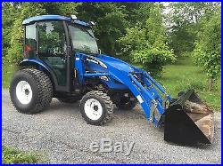 New Holland Tc55 Da 4x4 Diesel Tractor / Loader Cab Low Shipping Rates