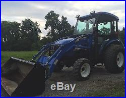 New Holland Tc55 Da 4x4 Diesel Tractor / Loader Cab Low Shipping Rates