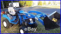 NEW HOLLAND TZ-18DA COMPACT 4X4 TRACTOR WITH 50 HRS with FRONT END LOADER