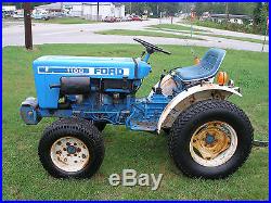 Nice Ford 1100 Diesel 4 X 4 Tractor