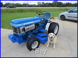 NICE! Ford 1210 4X4 4wd Hydrostatic Diesel Tractor With 48 Deck No Reserve
