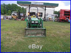 Nice John Deere 2210 4 X 4 Diesel Loader Mower Tractor