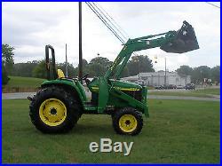 NICE JOHN DEERE 4500 4 X 4 LOADER TRACTOR WITH A 4 IN 1 BUCKET