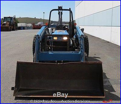 New Holland 2120 4x4 Ag Tractor Loader Backhoe PTO 40HP Diesel 4WD 3-Point Hitch