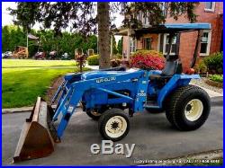 New Holland FORD TC30 HST Tractor DIESEL 30HP Hydro 4WD Mid PTO 7308 LOADER