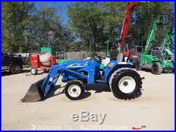 New Holland T1510 4x4 Tractor Loader Utility Ag Farm Diesel PTO bidadoo