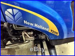 New Holland T2310 Compact Diesel 4WD Tractor 40 HP Hydro Low Hours Clean