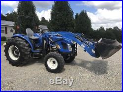 New Holland T2420 Tractor. 60 Horse. Power Shuttle. 2 Set Rear Remote. Loader
