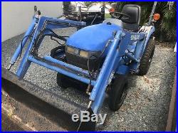 New Holland TC18 Compact Farm Tractor With Front End Loader & 3pt PTO Diesel