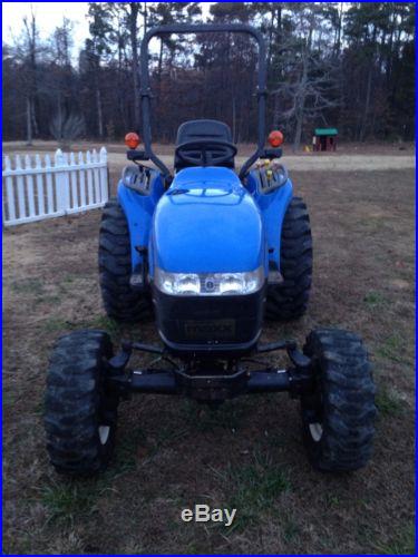 New Holland TC29D super steer. Hydro tractor. Fancy tractor. Rear remote
