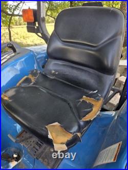New Holland TC33 Tractor With Woods RD7200 Mower Attachment New Holland TC33 Tractor With Woods RD7200 Mower Attachment